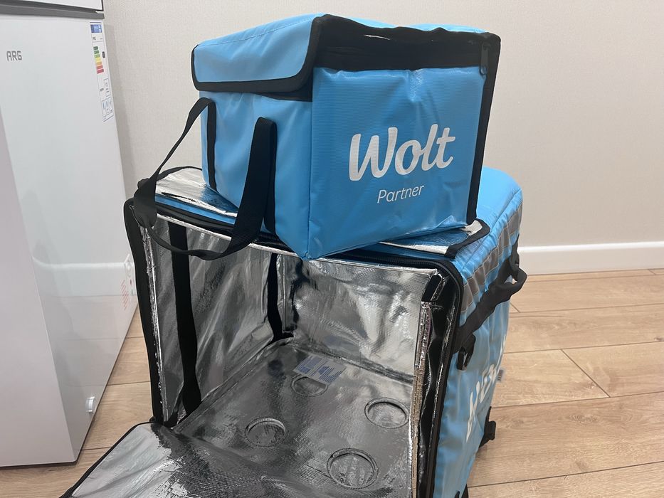 Термосумка wolt в отличном состоянии
