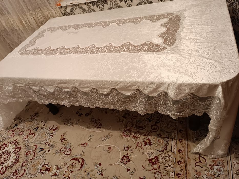 Велюровый скатерть сатылады