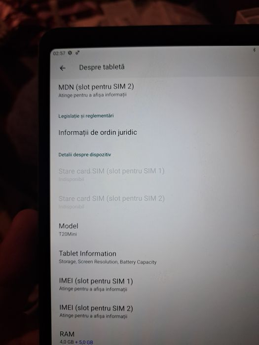 Tableta,DOOGEE,T20 Mini,4G,8.4" FHD+ 9GB RAM (4GB + 5GB), 128GB ROM