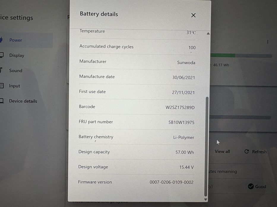 Baterie originala Lenovo 5B10W13975 - X1 gen 9/10