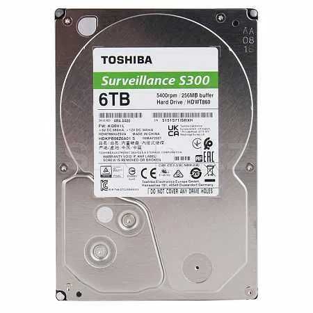 Жесткий диск 6000 Gb Toshiba Surveillance S300 (HDWT860UZSVA) 2 ШТ
