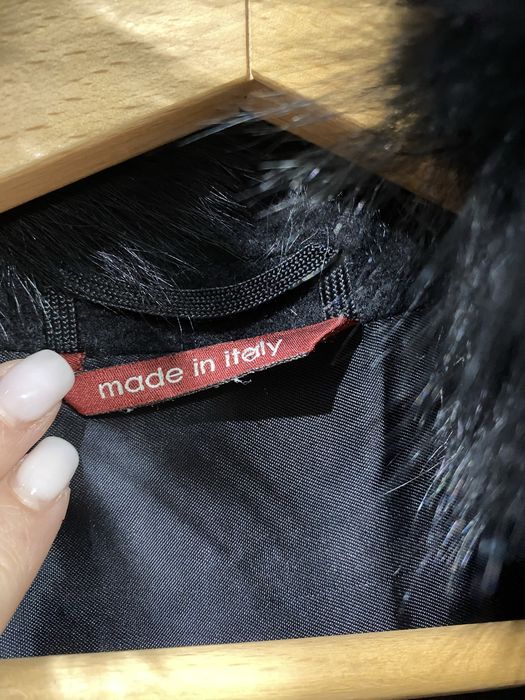 Вълнено палто Max Mara Studio с яка от лисица