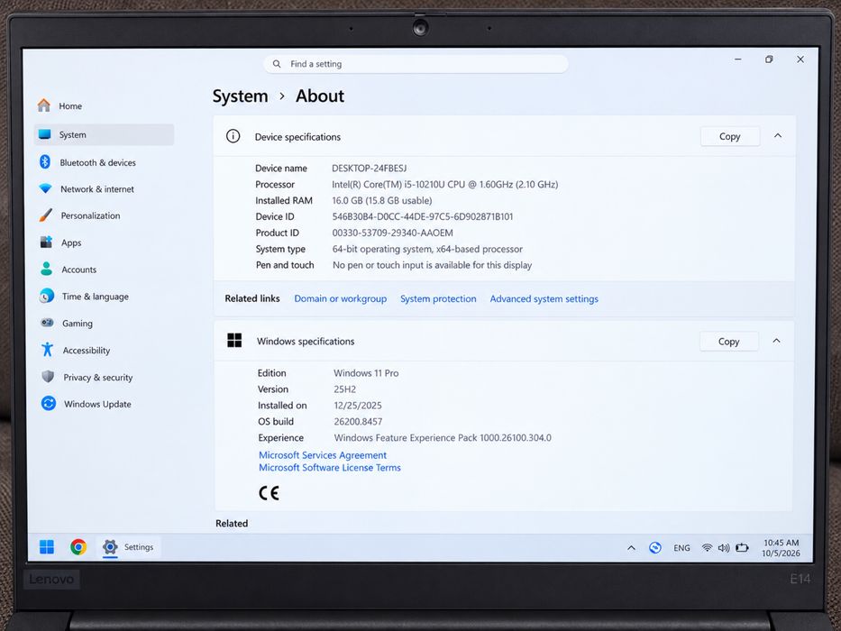 ThinkPad E14 Gen 1