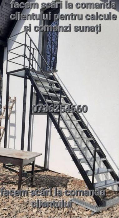 Scara metalice zincate