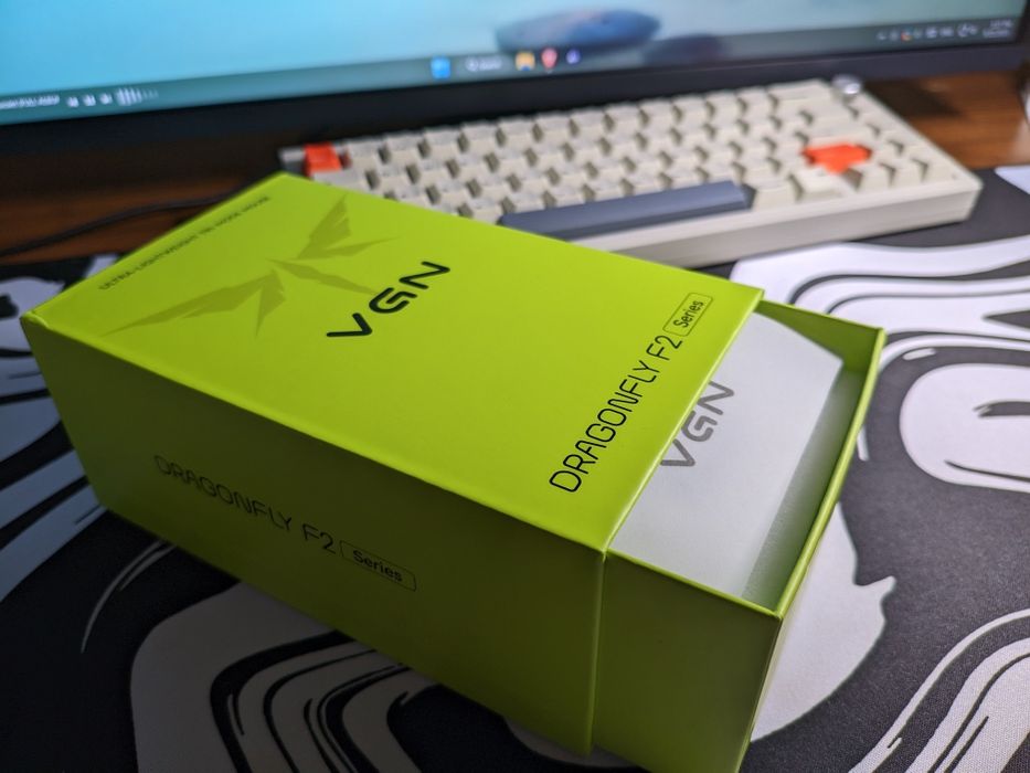 Лёгкая мышь (55г) VGN Dragonfly F2 Pro Max (PAW3395 / 8KHz) беспровод