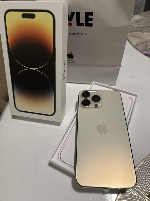 Vând Iphone 14 pro max Gold