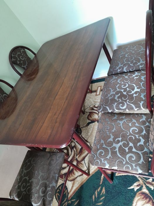 1 стол 6 стульев