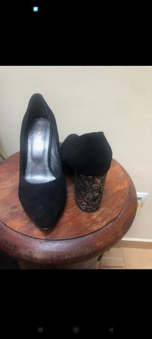 Pantofi piele naturala întoarsă mar. 36