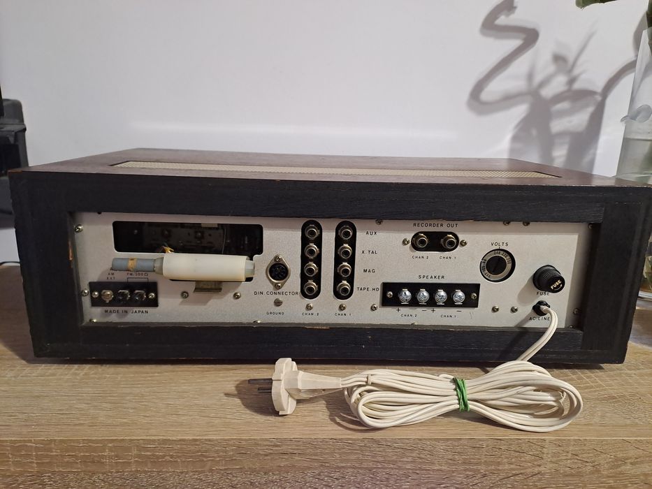 Amplificator receiver vintage SANYO DC-60, 1968, functional