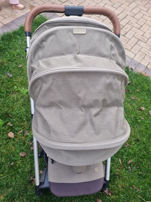 Cărucior Cybex Balios S Lux 2 în 1, Classic Beige, cadru Black