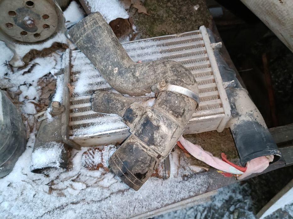 Патрубок с интеркуллером 1.8 турбо