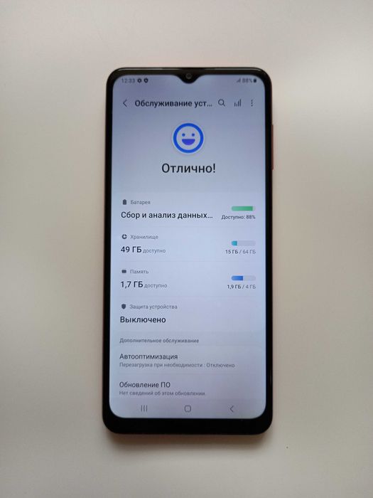 Samsung Galaxy A12 (4гб/64гб) (Type-C/NFC). + чехол.