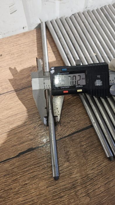 Bară inox fi 7,8,9,10mm / 140-210 mm lungime ( NU vând la kg )