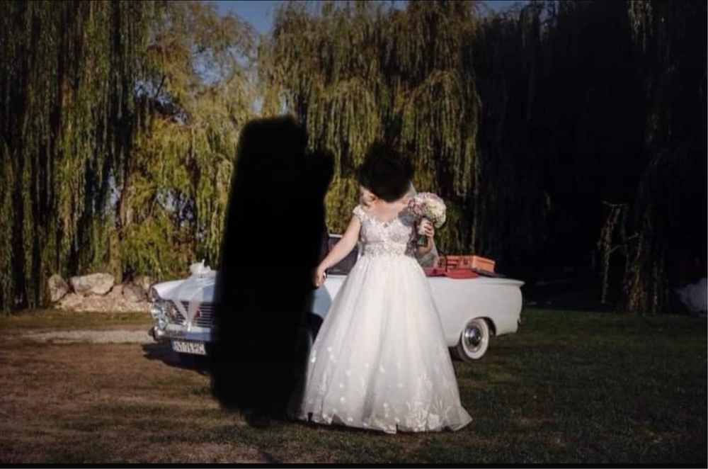 Rochie de mireasa model unicat realizata in atelier