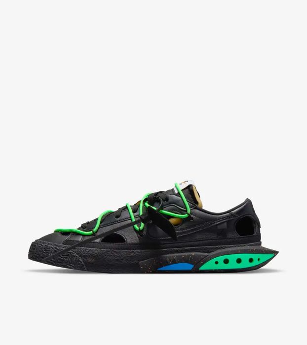 Nike X Off-White Blazer Low Black/Electro Green 42/26.5cm