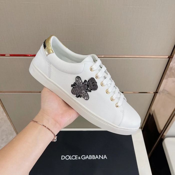 D&G Sneaker / White / Beige