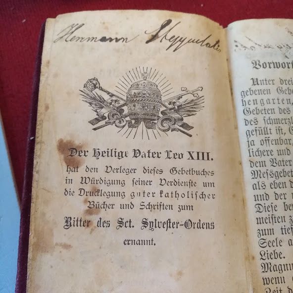 carte veche de rugaciuni germana