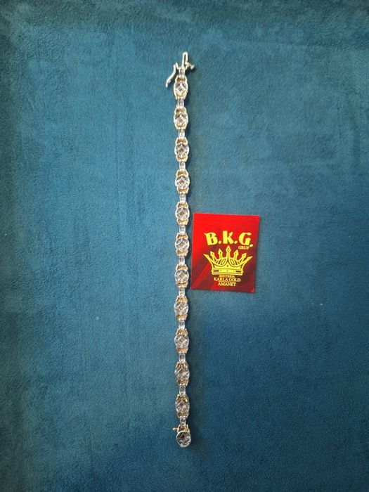 Brățară cu diamante din aur de 14K Amanet BKG