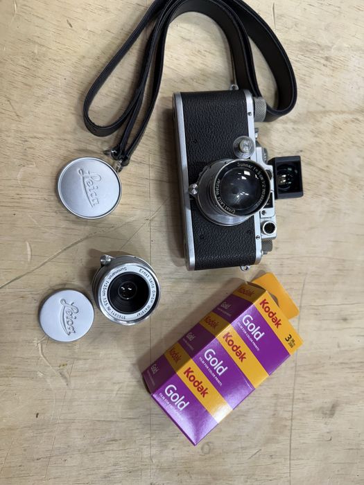 Leca IIIb + Summaron 35mm f3.5 + Sumar 50mm f2 fac si schimb