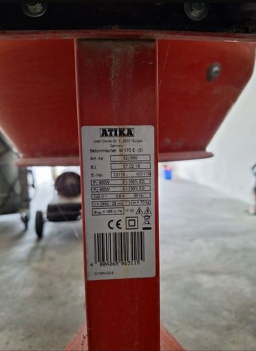 Бетон миксер внос Германия