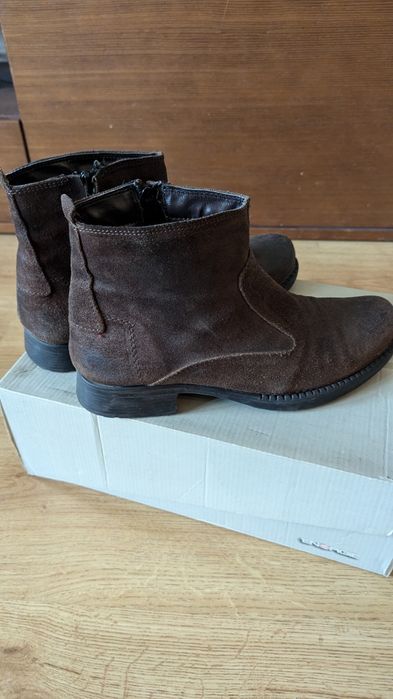 Мъжки боти /естествен велур/