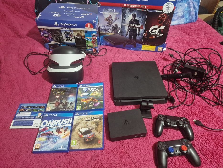 Playstation 4 silm 1 tb  vr set