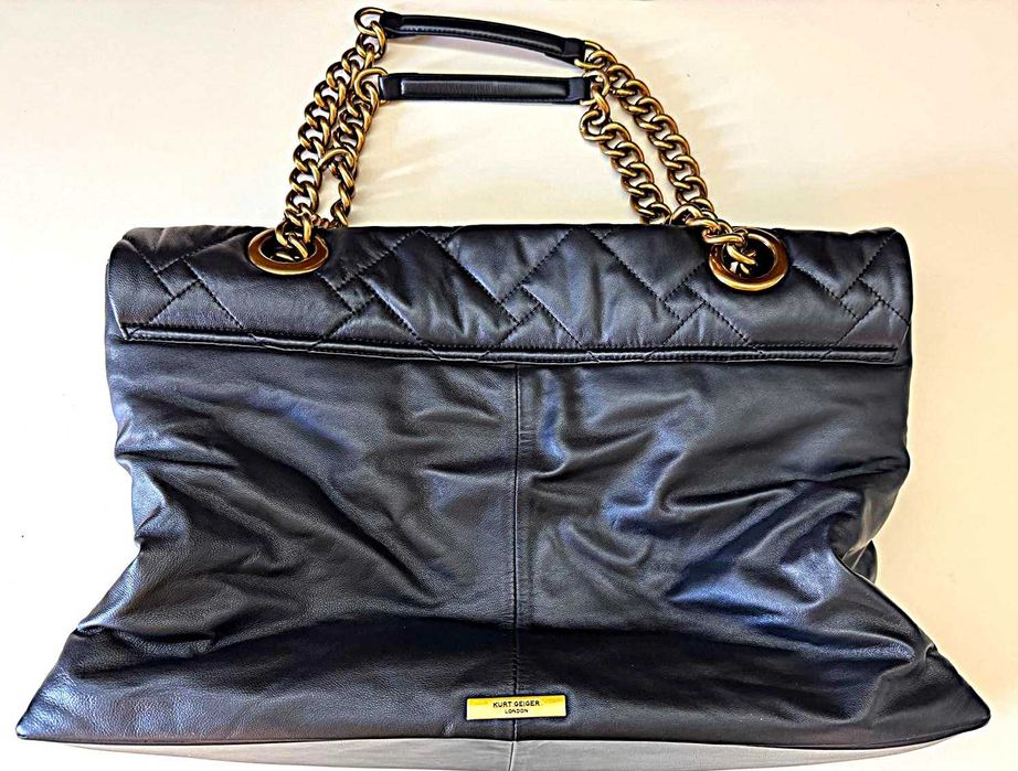 Geanta de piele naturala Kurt Geiger , GUESS