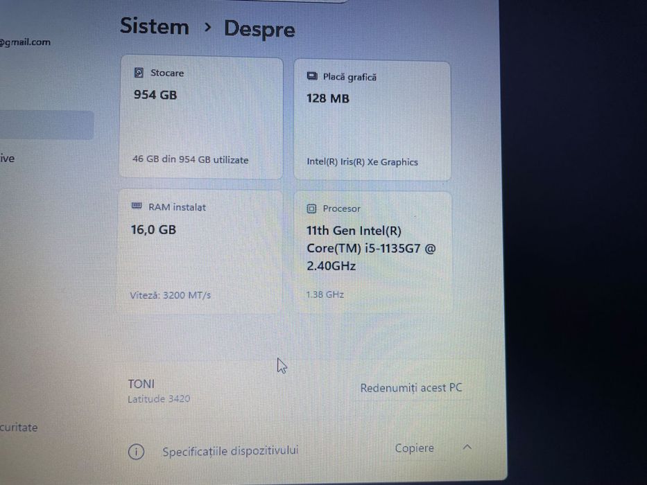 Laptop Dell Latitude 3420