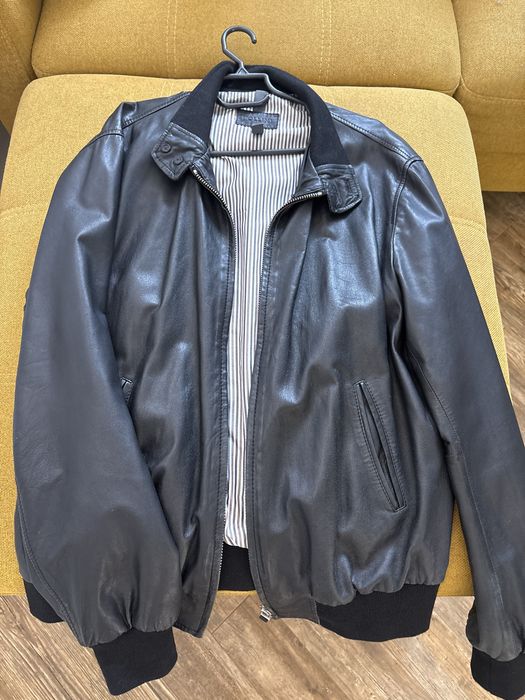 Кожаная куртка мужская