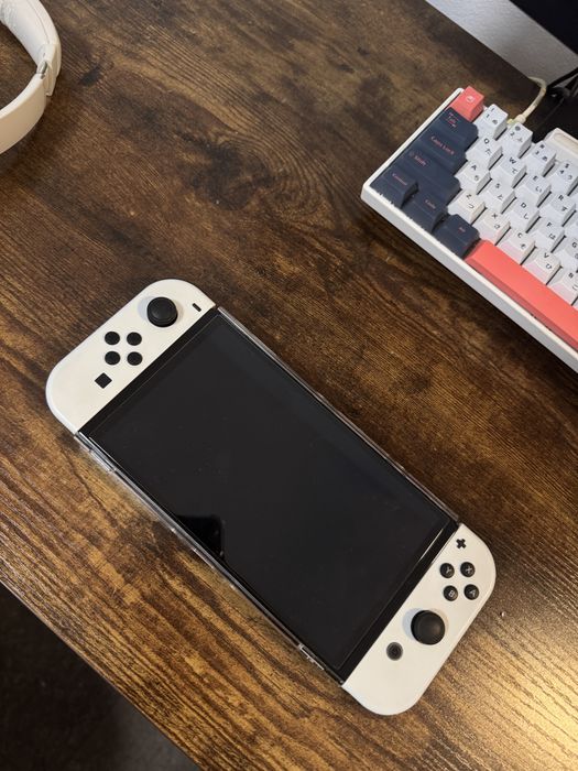 nintendo switch oled alb