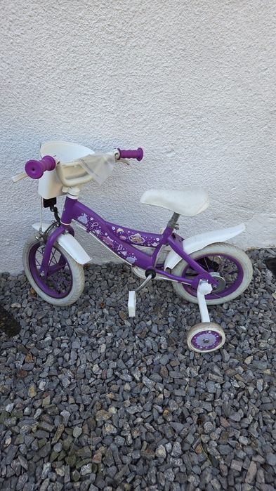 Bicicletă 12" cu roți ajutătoare