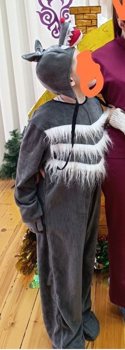 Костюм волка размер 7-9 лет