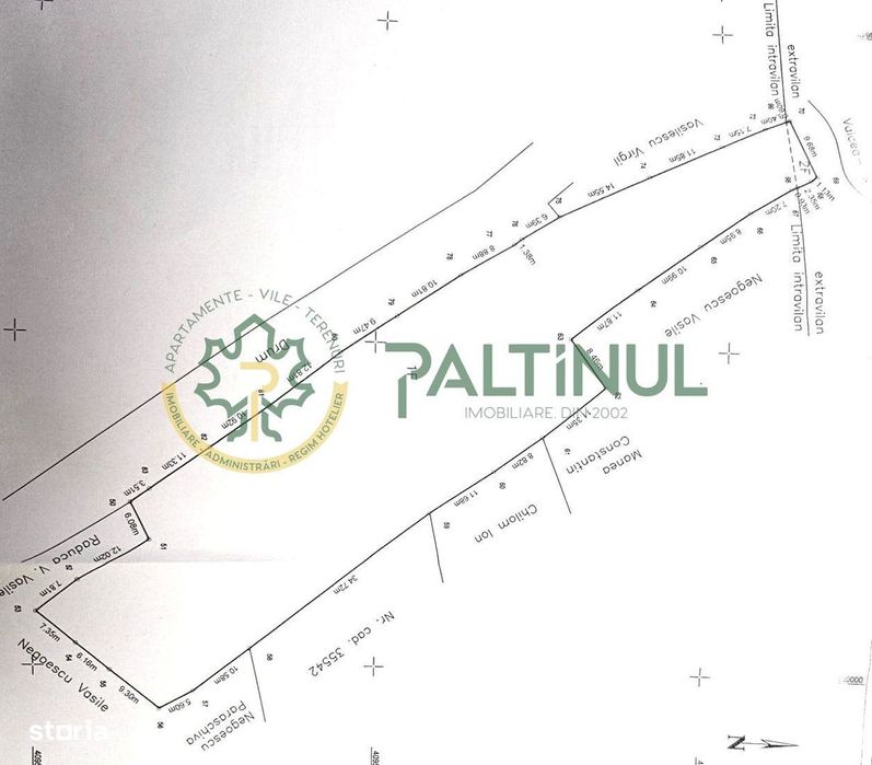 Vând teren intravilan 2.700 mp – zonă Parc Național Buila-Vânturarița