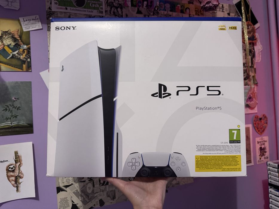 PlayStation 5 Slim Disk Edition (PS5), 1 TB с гаранция до 25.11.2026г, без игри
