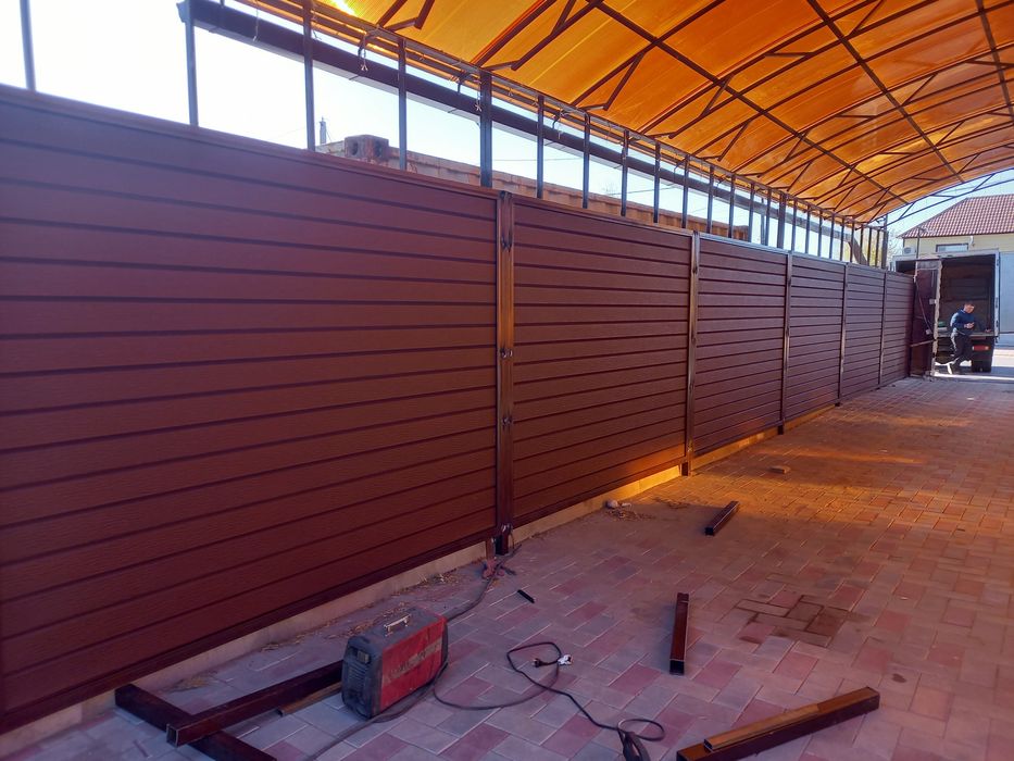 Заборы ворота под ключ