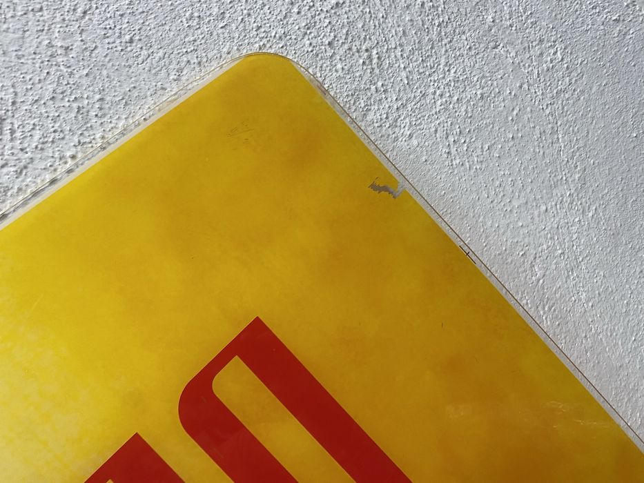 Стара рекламна табела  от перциглас