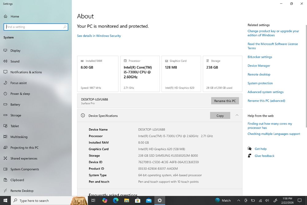 Лаптоп / Таблет Microsoft Surface Pro