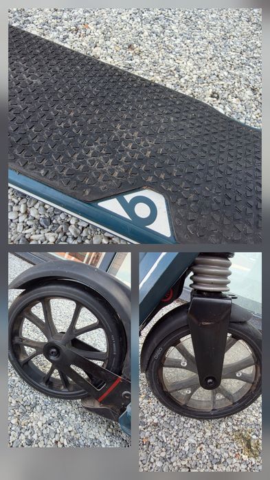 Trotinetă adulți Oxelo Town 9 Easyfold, roți 200 mm, pliabilă, suspensii