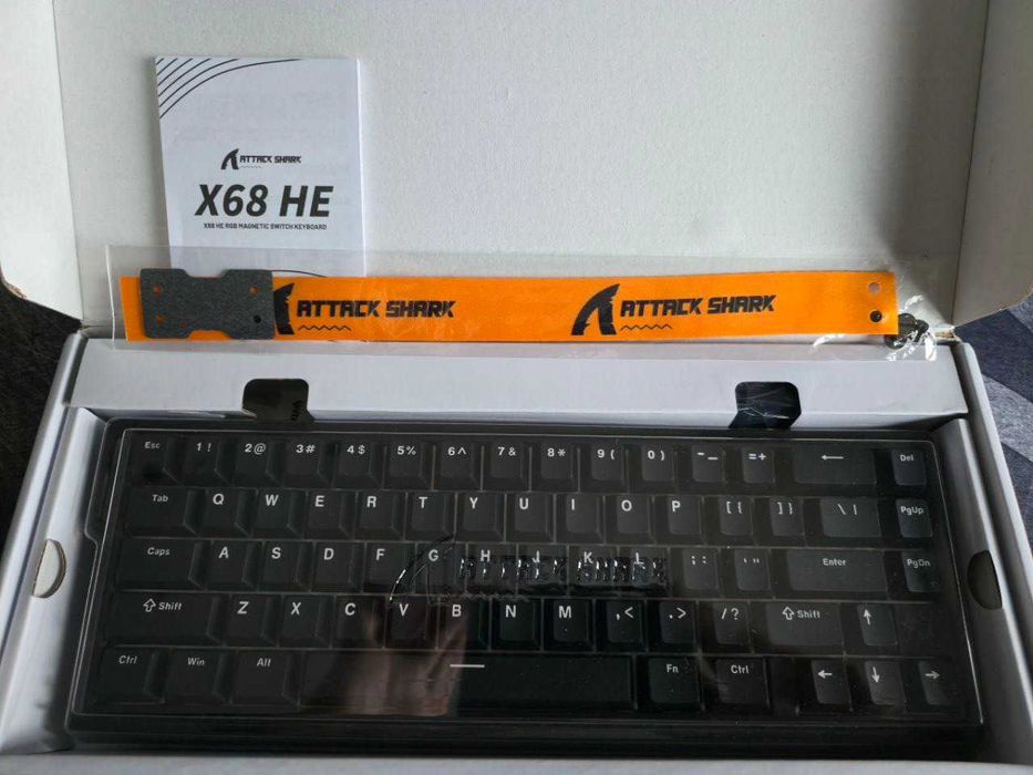 Attack Shark X68 HE - Tastatura Magnetica 65% Hall Effect 8000Hz RT 8K
