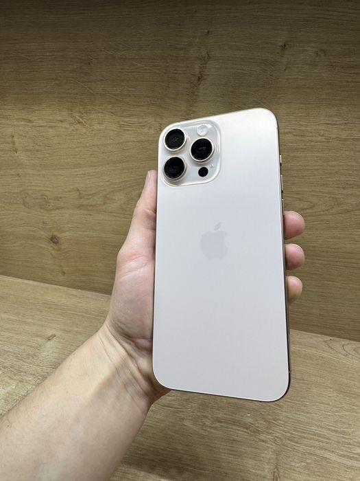 iPhone 16 PRO MAX 256Gb Desert titanium 100% battery life 108cicluri