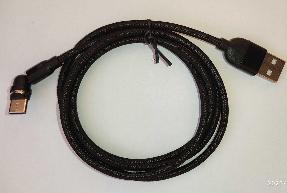 3А бързо магнитно зарядно магнитен кабел Type C, USB трансфер на данни