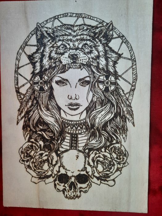 Картини ръчна пирография