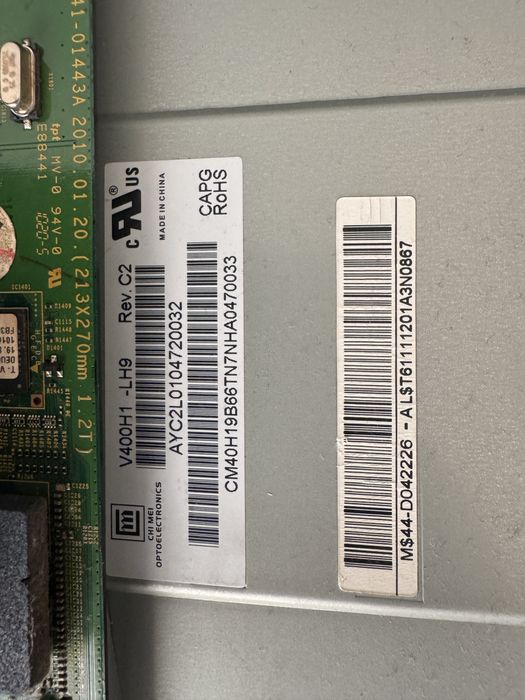 Телевизор 40” Samsung LE40C650/LE40C650L1W за ремонт/части