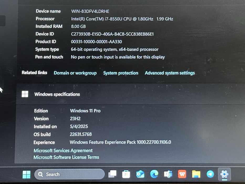 Noutbuk Lenovo Core i7
