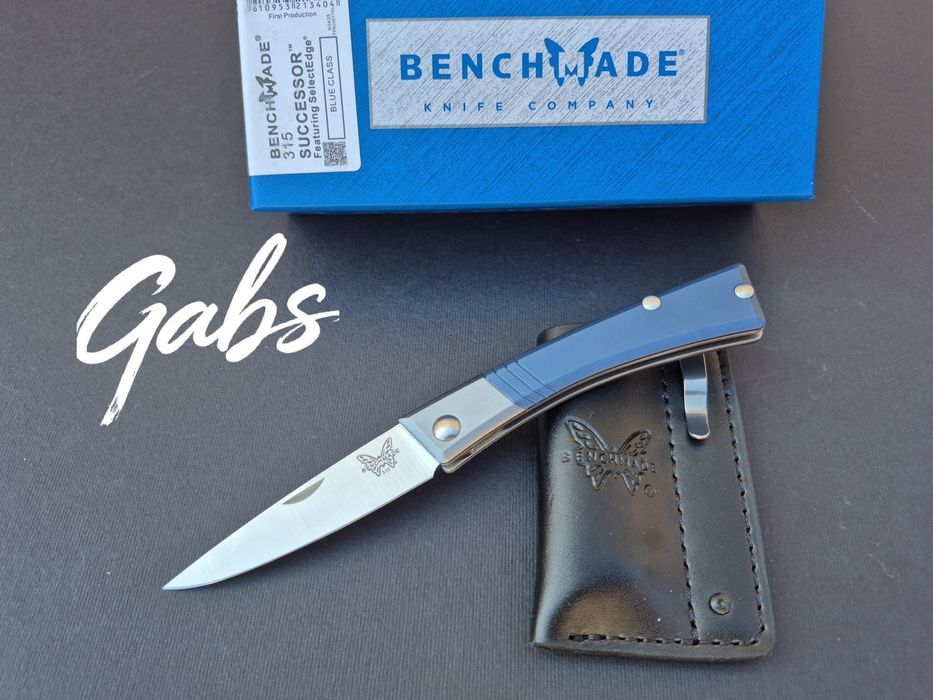 Сгъваем нож Benchmade SUCCESSOR 315 с кожен калъф