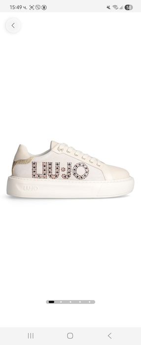 Liu Jo кожени кецове с камъни