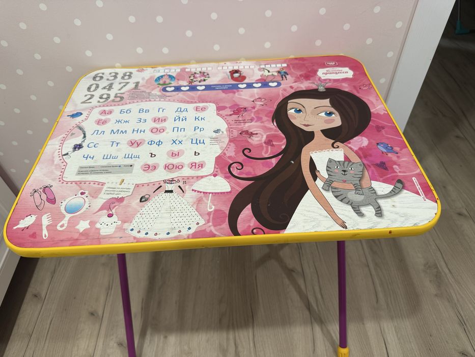 Детский стол и стул Nika Kids для девочки
