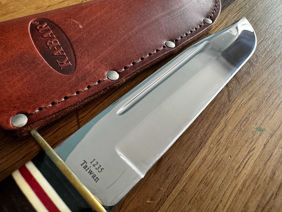 Kabar Marine Hunter Ловен нож Кабар Кожена дръжка