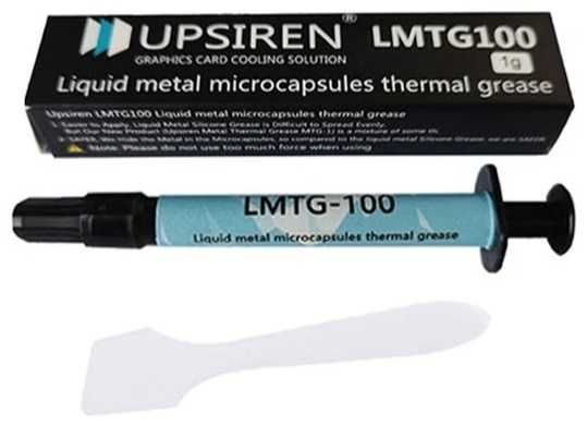 Термопаста с жидким металлом UPSIREN LMTG-100 100W 1g новый в упаковке