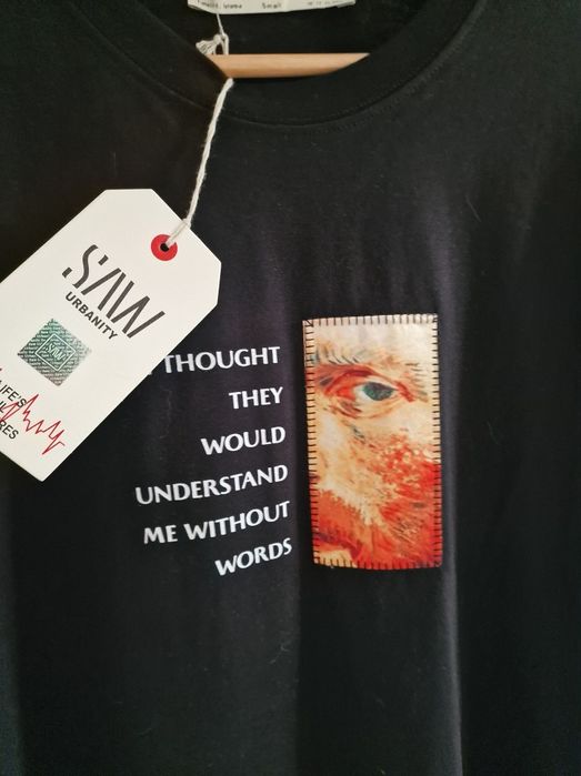 Мъжка тениска VINCENT VAN GOGH размер S M L XL
Най-висок клас материя и
изработка
Размери S M L
Всеки един артикул разполага с QRкод за
проверка за ав